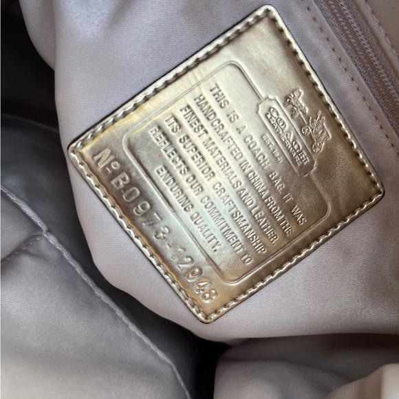 Ltd Ed Large Coach Sabrina Satchel in Coral - Picture 16 of 16